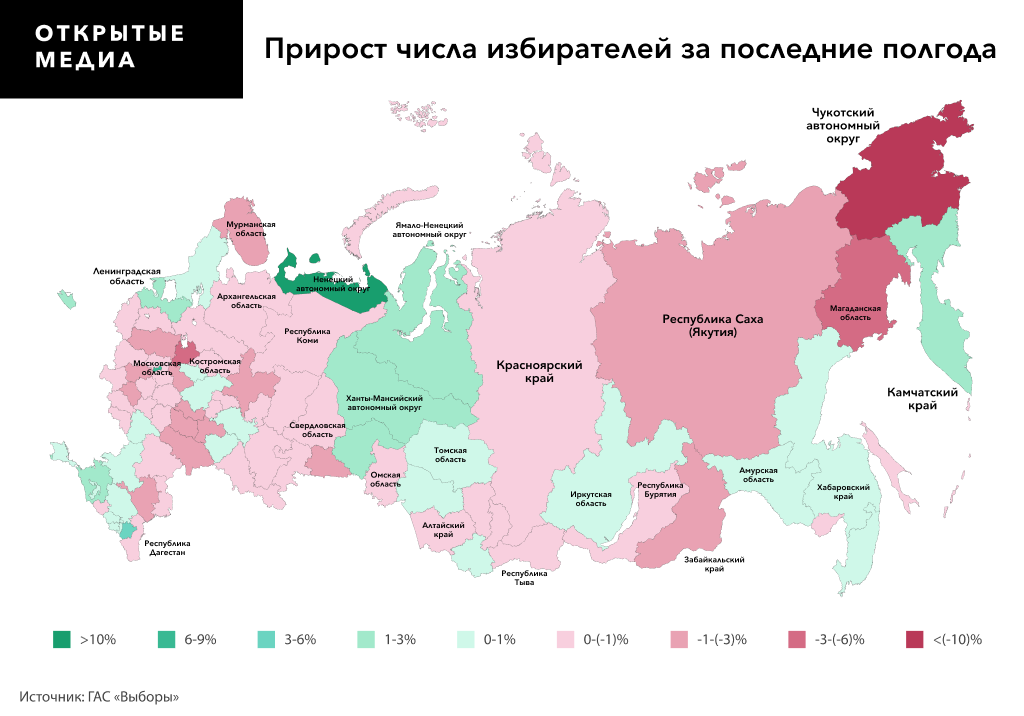 Количество зарегистрированных избирателей