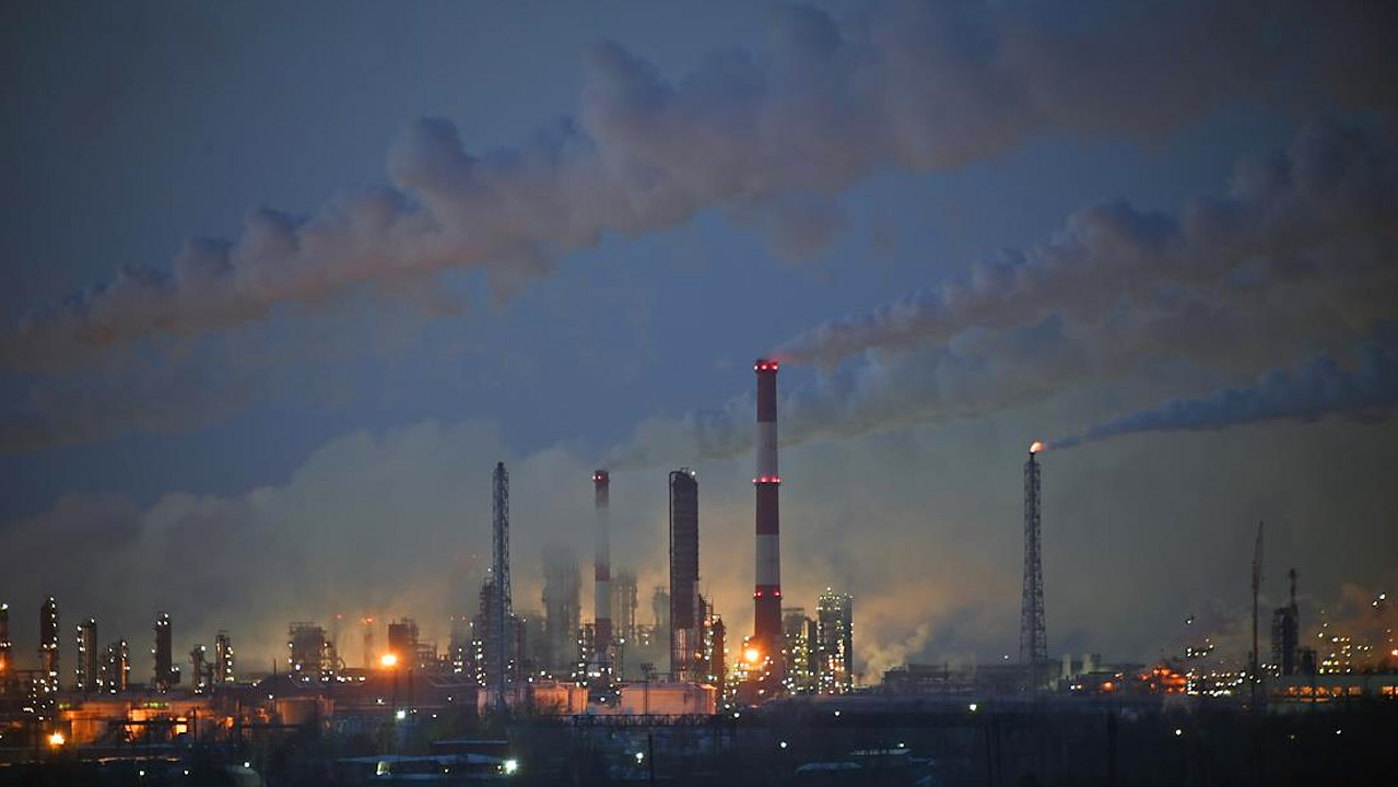 Загрязнение атмосферы на территории России